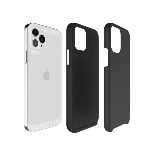 Apple iPhone 12/12 Pro ütésálló hátlap - Devia Kimkong Series Case - fekete