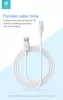Devia USB - USB Type-C töltő- és adatkábel 1,5 m-es vezetékkel - Devia Shark    Supercharge USB Type-C - 5A - fehér