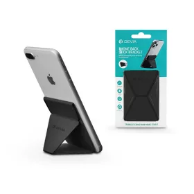   Devia univerzális asztali telefontartó beépített mágneslemezzel - Devia Phone   Back Stick Bracket - fekete