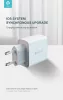 Devia hálózati töltő adapter Type-C + USB bemenettel - 20W - Devia Smart Series PD3.0 + QC3.0 - Qualcomm Quick Charge 3.0 - fehér