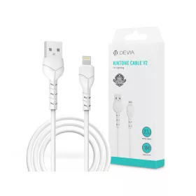   Devia USB - Lightning adat- és töltőkábel 1 m-es vezetékkel - Devia Kintone     Cable V2 Series for Lightning - 5V/2.1A - fehér