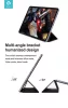 Apple iPad Pro 12.9 (2020/2021/2022) tablet tok (Smart Case) on/off funkcióval, mágneses töltővel - Devia  Intelligent  Both Sides Magnetic Leather Case -      fekete