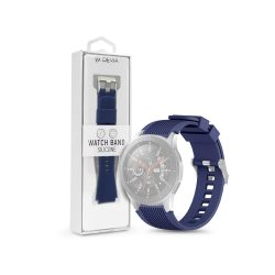   Samsung Galaxy Watch 1 / 2 / 3 szilikon 22 mm-es sport szíj - Devia Deluxe SportWatch Band - 46 mm - sötétkék