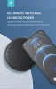 Devia Qi univerzális vezeték nélküli töltő állomás - 15W - Devia Aurora Series  V3 Ultra-Slim Wireless Quick Charger - fekete
