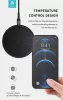 Devia Qi univerzális vezeték nélküli töltő állomás - 15W - Devia Aurora Series  V3 Ultra-Slim Wireless Quick Charger - fekete