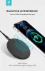 Devia Qi univerzális vezeték nélküli töltő állomás - 15W - Devia Aurora Series  V3 Ultra-Slim Wireless Quick Charger - fekete