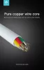 Devia USB - micro USB adat- és töltőkábel 1 m-es vezetékkel - Devia Kintone     Cable V2 Series for Micro USB - 5V/2.1A - fehér - ECO csomagolás