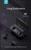 Devia TWS Bluetooth sztereó headset v5.1 + töltőtok - Devia Joy A12 Series True Wireless Earphones with Charging Case - fekete