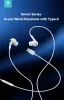 Devia sztereó felvevős headset USB Type-C csatlakozóval - Devia Smart Series    In-Ear Wired Earphone with Type-C (Digital) - fehér