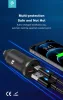 Devia szivargyújtós töltő adapter USB + Type-C bemenettel - Devia Smart Series  Mini PD + QC3.0 Car Charger - 20W - fekete