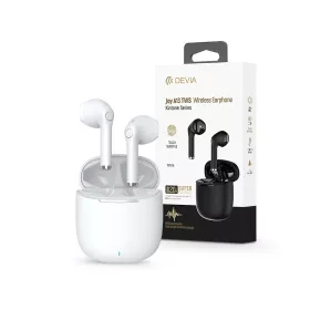   Devia TWS Bluetooth sztereó headset v5.1 + töltőtok - Devia Joy A13 Series True Wireless Earphones with Charging Case - fehér