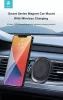 Devia szellőzőrácsba illeszthető vezeték nélküli autós töltő/tartó - 15W - DeviaSmart Series Magnet Car Mount With Wireless Charging - fekete