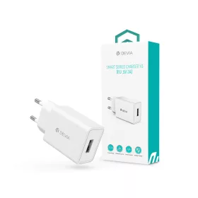   Devia USB hálózati töltő adapter - Devia Smart Series Charge V3 - 5V/2A - fehér