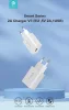 Devia USB hálózati töltő adapter - Devia Smart Series Charge V3 - 5V/2A - fehér