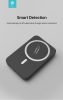 Univerzális hordozható akkumulátor töltő - Devia Kintone Series V2 PD20W Magnet Wireless Charging Power Bank - Lightning + Type-C - 5000 mAh - fekete