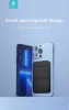 Univerzális hordozható akkumulátor töltő/állvány - Devia Extreme Speed Series PD20W Magnetic Wireless Bracket Power Bank - Lightning + Type-C - 5000 mAh - fekete