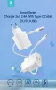 Devia 2xUSB hálózati töltő adapter + USB - Type-C kábel 1 m-es vezetékkel -     Devia Smart Series Charger Suit With Type-C Cable - 5V/2.4A - fehér