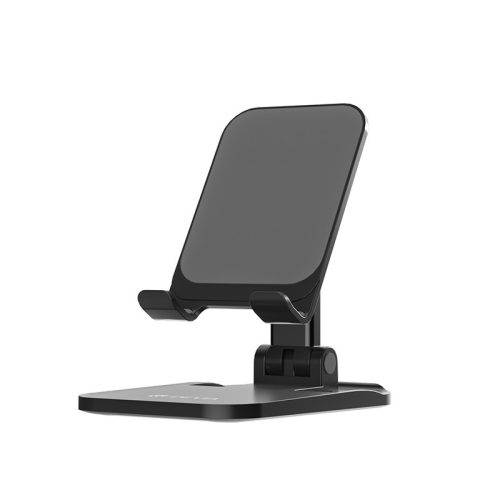 Devia univerzális asztali telefon/tablet tartó - Devia Desktop Folding Stand ForPhone - fekete