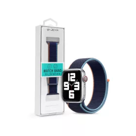  Apple Watch szövet sport szíj - Devia Nylon Woven Deluxe Series Sport3 Watch    Loop - 42/44/45/49 mm - deep navy