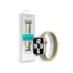   Apple Watch szövet sport szíj - Devia Nylon Woven Braided Adjustable two-tone   Watch Loop - 42/44/45/49 mm - lilac
