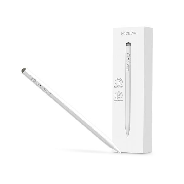Devia Screen Pencil érintőceruza 2018 után gyártott Apple iPad készülékhez -    fehér