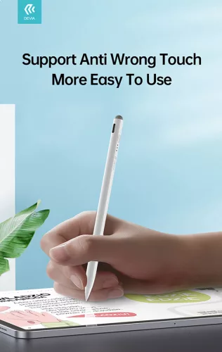 Devia Screen Pencil érintőceruza 2018 után gyártott Apple iPad készülékhez -    fehér