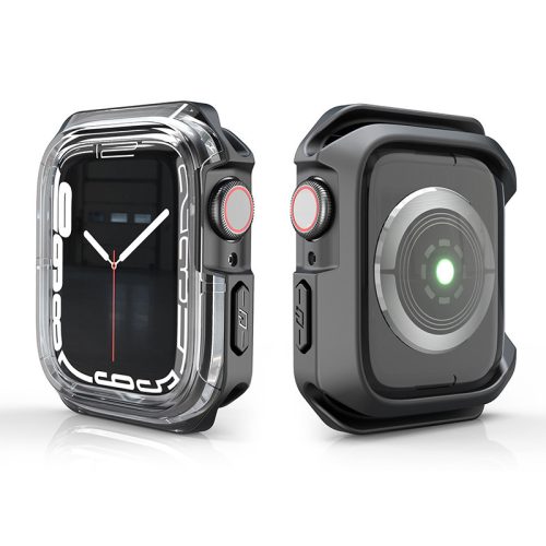 Apple Watch ütésálló védőtok - Devia Sport Series Shockproof Case For iWatch  - 44 mm - fekete