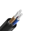 Devia 3,5 mm jack - Lightning audio kábel 1 m-es vezetékkel - Devia Series iPureAUX Audio Cable - fekete