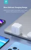 Devia GaN hálózati töltő adapter 2xType-C bemenettel - 45W - Devia Extreme SpeedSeries PD 45W 2C Quick Charger - fehér