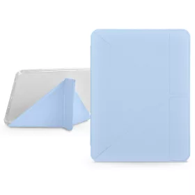   Apple iPad 10.9 (2022) tablet tok (Smart Case) on/off funkcióval, Apple Pencil  tartóval - Devia Gremlin Series Case With Pencil Slot - kék