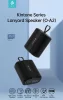 Devia vezeték nélküli bluetooth hangszóró - Devia Kintone Series Lanyard Speaker (O-A2) - fekete