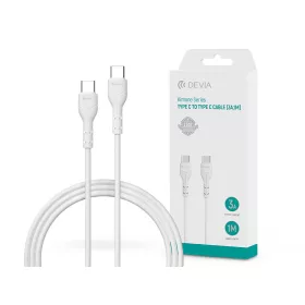   Devia USB Type-C - USB Type-C adat- és töltőkábel 1 m-es vezetékkel - Devia     Kintone Series Type-C To Type-C Cable - 60W - fehér