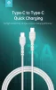 Devia USB Type-C - USB Type-C adat- és töltőkábel 1 m-es vezetékkel - Devia     Kintone Series Type-C To Type-C Cable - 15W - fehér - ECO csomagolás