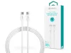 Devia USB Type-C - USB Type-C adat- és töltőkábel 2 m-es vezetékkel - Devia     Smart Series Type-C To Type-C Fast Cable - 60W - fehér