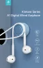 Devia univerzális sztereó felvevős fülhallgató - Type-C - Devia Kintone Series  A1 Digital Wired Earphone - fehér