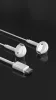 Devia univerzális sztereó felvevős fülhallgató - Type-C - Devia Kintone Series  A1 Digital Wired Earphone - fehér