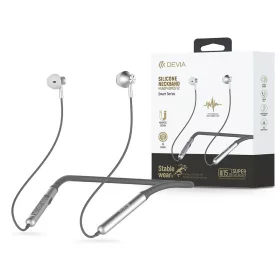  Devia Sport Bluetooth sztereó fülhallgató v5.2 - Devia Smart Series Silicone Neckband Headphones V2 - szürke
