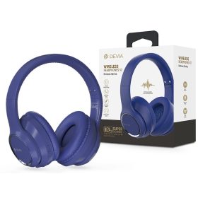   Devia Wireless Bluetooth sztereó fejhallgató beépített mikrofonnal - Devia      Kintone Series Wireless Headphones V2 - kék