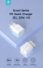 Devia hálózati töltő adapter Type-C bemenettel - 20W - Devia Smart Series PD Quick Charger V2 - fehér