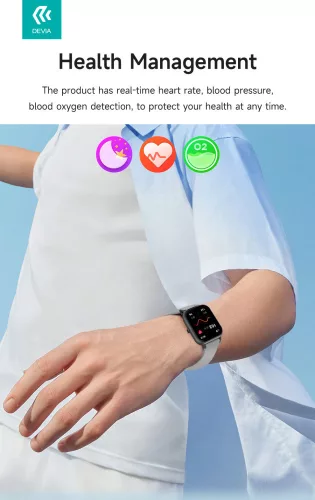 Devia WT2 Smart Watch okosóra - ezüst
