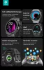Devia Pro1 Smart Watch okosóra AMOLED kijelzővel - fekete