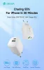 Devia GaN hálózati töltő adapter USB + Type-C bemenettel - 30W - Devia Smart Series GaN PD + QC Quick Charger - fehér