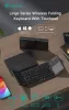 Devia összecsukható vezeték nélküli Bluetooth billentyűzet érintőpaddal - Devia Lingo Series Foldable Wireless Keyboard with Touchpad - fekete