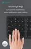 Devia összecsukható vezeték nélküli Bluetooth billentyűzet érintőpaddal - Devia Lingo Series Foldable Wireless Keyboard with Touchpad - fekete