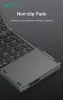 Devia összecsukható vezeték nélküli Bluetooth billentyűzet érintőpaddal - Devia Lingo Series Foldable Wireless Keyboard with Touchpad - fekete