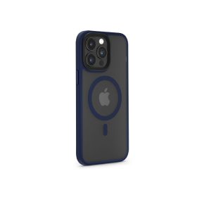   Devia Pino Series Magnetic ütésálló tok - Apple iPhone 15 Pro Max - kék