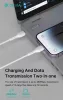 Devia USB Type-C - Lightning adat- és töltőkábel 1 m-es vezetékkel - Devia Kintone Series Type-C to Lightning PD Cable - 27W - fehér - ECO csomagolás