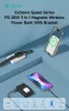 Devia Extreme Speed Series 3in1 Magnetic Wireless PD 20W powerbank/állvány - 10.000 mAh - fehér