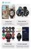 Devia Smart Watch Pro5 okosóra pótszíjjal - fekete