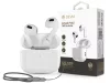Devia TWS Bluetooth sztereó headset v5.3 + töltőtok - Devia Airbuds Pods3 TWS Wireless Earphone with Charging Case - fehér